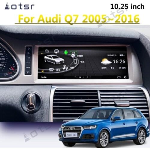 Android9.0 Car Radio GPS Navigation for 10.25inch android radio for audi Q7 2005-2014 G navigati Bluetooth Touch Screen Headunit