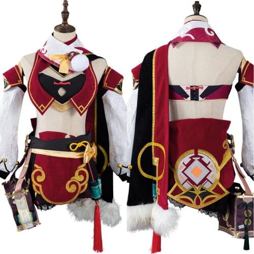 Genshin Impact Yan Fei Cosplay Costume Outfits Halloween Carnival Suit