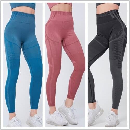 Hipsterme High Waist Seamless Leggings Women Push Up Sport Fitness Yoga Pants Workout Seamless Leggings Athletic Sport Pants