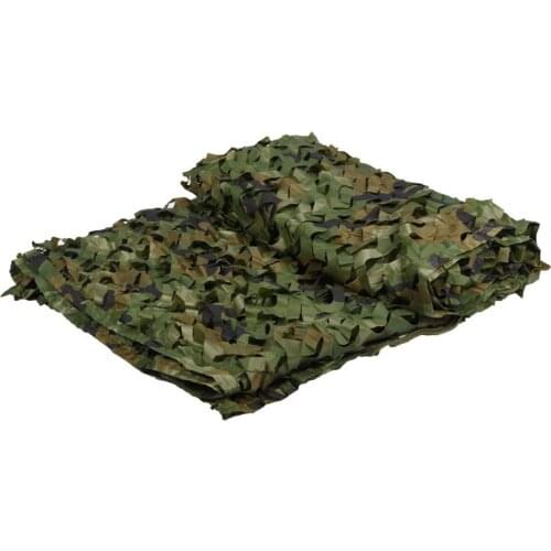 1.5M Camouflage Net Camo Netting with Net Mesh Sun Shelter for Garden Arbor Gazebo and Camping Travel Tourist Awning THANKSLEE