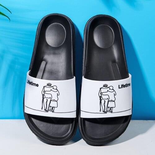 Fashion Lovers' Line Slippers Bathroom Slippers Soft Folding Shoes Body Anti-Skid Wear-Resistant Outsole