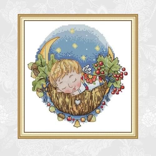 Joy Sunday Cross Stitch kits Fantasy Boy 14ct Aida Canvas 11ct Counted Fabric Embroidery DIY Handmade Needlework Crafts