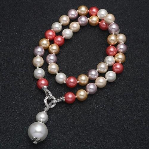 New Arrival Fashion Elegant Multicolors Imitation Pearl Necklace For Women High Quality Jewelry Wholesale / Dropshipping