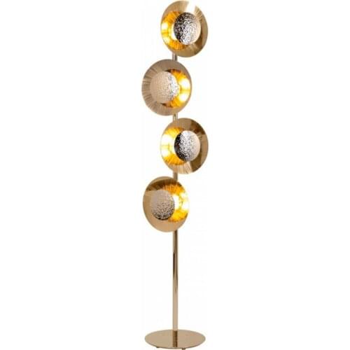 New product light luxury middle-aged horn pattern plate living room bedroom study dining room floor lamp