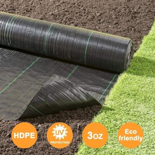 Landscape Ground Cover Woven Weed Barrier Soil Erosion Control Mulch Weed Block