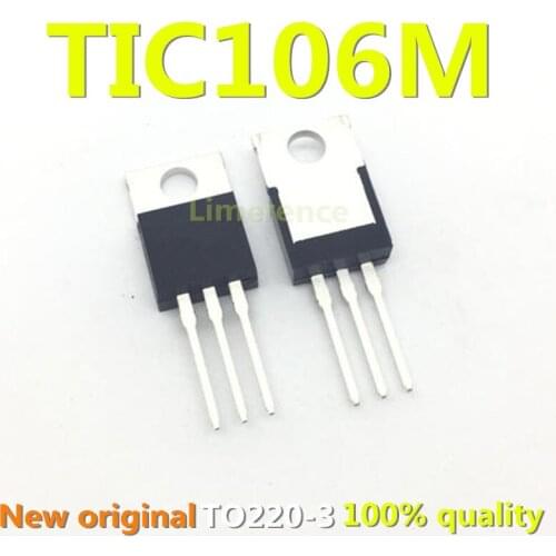 10PCS/LOT TIC106M TIC106 106M 106 TO220 Support recycling all kinds of electronic components