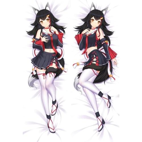 Dakimakura Anime Ōokami Mio(Azur Lane) Gentle Bite Double-sided Print Life-size Body Pillow