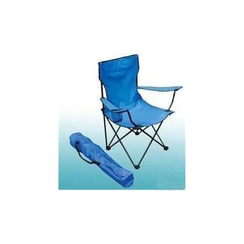 Portable foldable stainless steel chair with cup holder, fishing chair, outdoor chair, logo printing is available