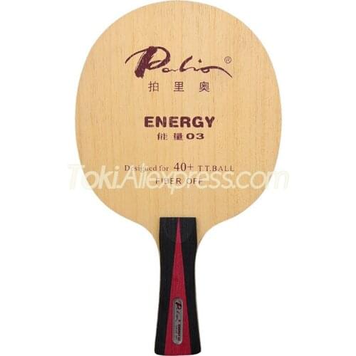 Original PALIO ENERGY 03 Table Tennis Blade Racket (5+4 CARBON, OFF) Energy-03 Ping Pong Bat Paddle