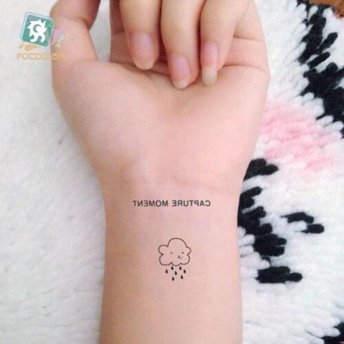 RC-347/New Merry Christmas Colorful Design Green Elements Fake Flash Temporary Tattoo Sticker Body Art Water Transfer Tattoo