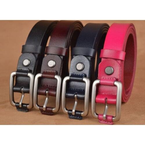 Fashion Genuine Leather Belt Children Fashion Leather Belt Boys Girls Waistband Leisure Waist Strap Belts