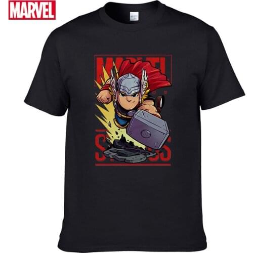 Marvel The Avengers Thor T-shirt Comfortable Breathable 100% cotton Fashion clothes for teens Summer t-shirts for men #148