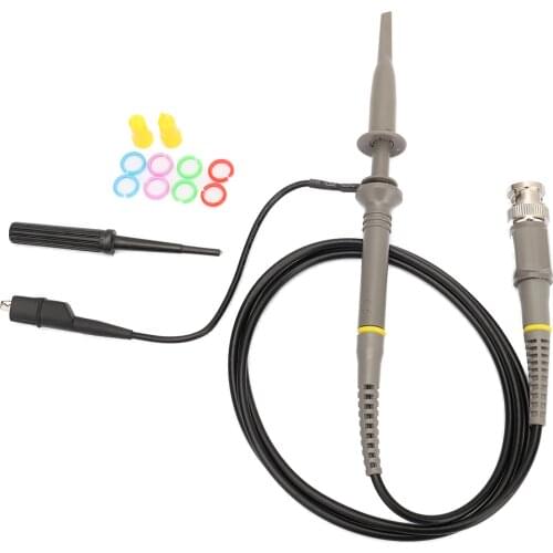 1 Set P6100 DC-100MHz TFT Pocket-size Digital Oscilloscope Probe High Quality 100MHz Scope Clip Probe Alligator Clip Test Probe