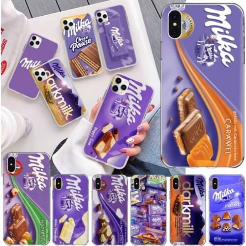 Chocolate Milka Box Phone Case For iphone 12 11 Pro Max Mini XS Max 8 7 6 6S Plus X 5S SE 2020 XR Silicone Soft Cover