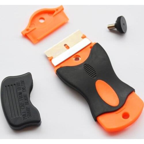 Car Sticker Remover Razors Blade Spatula Scraper Window Decals Cleaning Scraper Knife for Window Glass Film Glue Removing