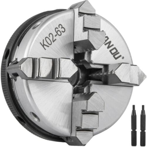 Mordazas Torno Mandril De Tres 63mm Plato Torno 4-Jaw Lathe Chuck