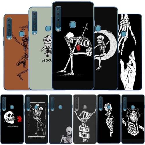 A living skull Soft Silicone Phone Case For Samsung J3 J4 J7 J8 2018 J5 J7 2017 J5 J7 2016 J7 Prime J4 J6 J7 plus
