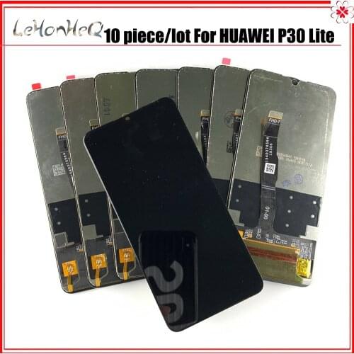 10 Piece/lot original Display Replacement for Huawei P30 Lite LCD Touch Screen Digitizer Assembly For Huawei MAR-LX1 LX2 AL01