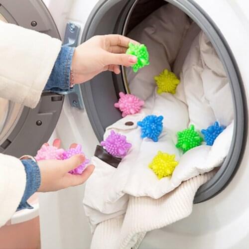 2Pcs/lot Cup Washing Machine Cleaning Ball High Quality Plastic Solid Cleaning Ball Cloth Cleaning Household Tackle Accessories