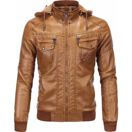 2022 Motorcycle Mans Hooded Jacket Velvet Coat Man European and American Style Plus Size 5XL Winter Thick Fleece Trench Coats