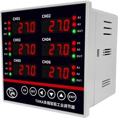 4-20mA Multi-channel Thermostat 6-channel Temperature Control ModbusRtu Thermostat RS485