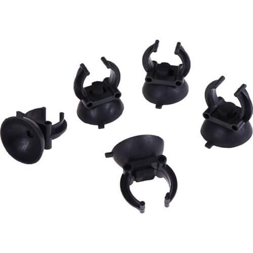 5Pcs/set Black Suction Cups Aquarium Sucker Suction Cup For Air Line Pipe Tube LED Lights Heating Rods Clip Wire Holder