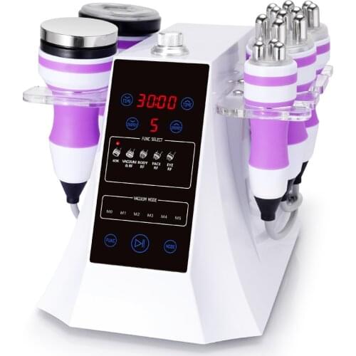 5 In 1 Ultrasonic Cavitation Vacuum RF Body Shaping Skin Lifting Beauty Machine