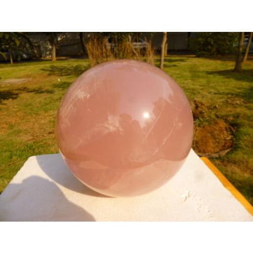 8000g(17.6 lb) Natural Rose Quartz Crystal Sphere Love Healing