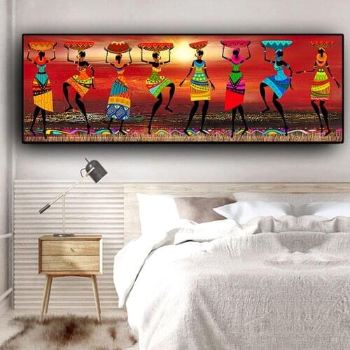 Abstract painting afrian woman 5D DIY Diamond Painting cross stitch full square round diamond embroidery mosaic home decor