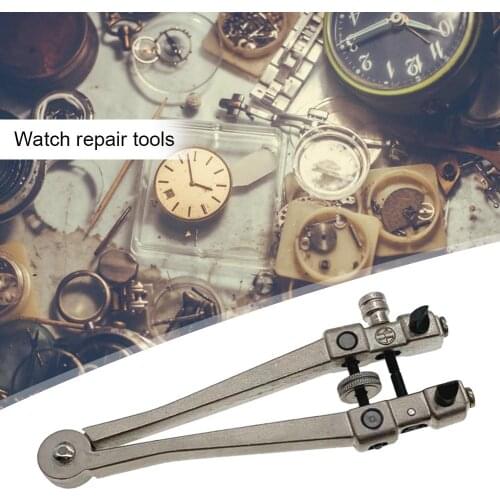 Large V-shape Watchmaker Repair Tool Adjustable Clamp Security Practical Jewelry Watch Case Screw Back Opener Wrench