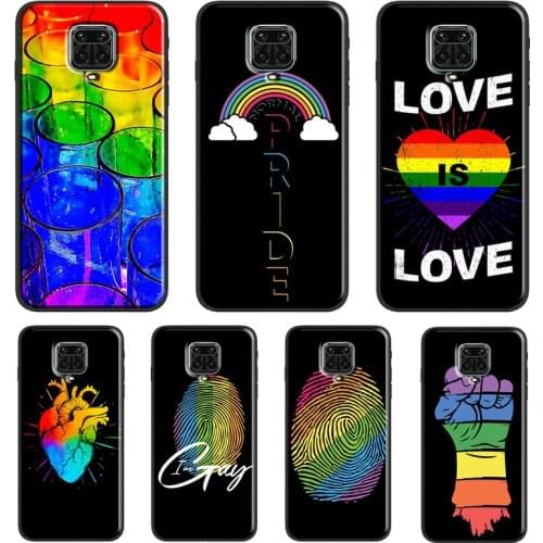 Gay Pride Flag LGBT Funda For Xiaomi Redmi Note 10 Pro Note 9 Pro Note 8 Pro 7 K40 8T 9S 9A 9C 9T Case Cover