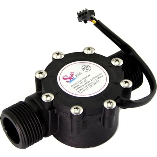 G1 flow sensor hall Flowmeter , flow meter Control Water 2-100L/min DN25 heat pump flowmeter industrial water sensor