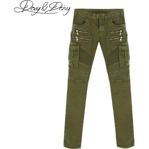 Мужские обтягивающие джинсы DAVYDAISY China At AliExpress