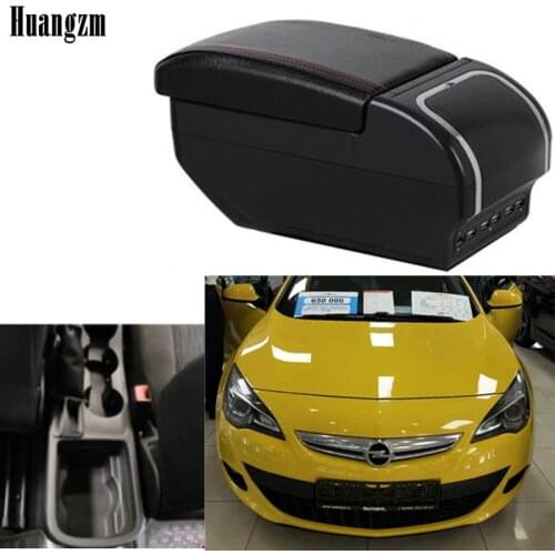 For Opel Astra Armrest Box Car Central Armrest Storage Box Ashtray Cup holder decoration accessories 2010-2013 2011 2012