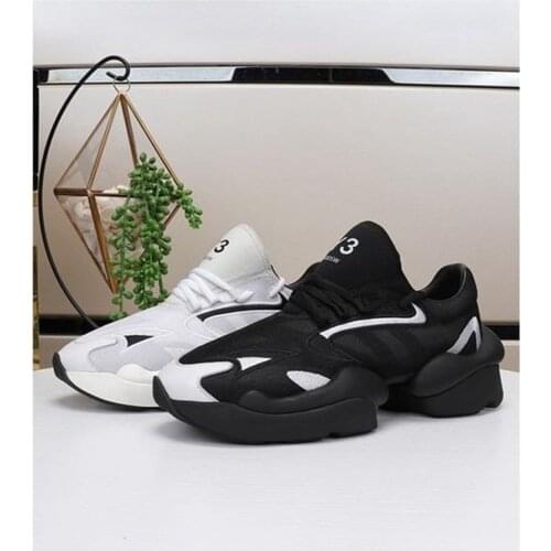 European and American fashion leather shoes for men and women individual casual lovers shoes KGDB Y3 running shoes breathable