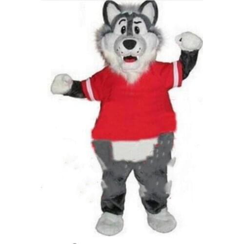 Chic Carnival Cartoon Character Husky Mascot Costume Suits Cosplay Party Game Dress Outfits Clothing Halloween Xmas Easter Adult