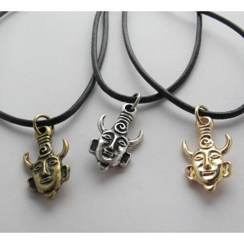 Cool Minotaur Necklace Movie Lucky Charm Amulet Necklace