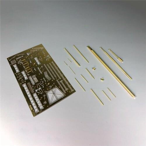 Metal Mast for 1/200 Scale Bismarck Battleship Mast Model Upgraded kit Assembly Model CYG019 Accessories