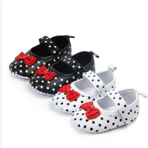 Lovely Dots Baby Shoes Soft Sole Infants Girls Princess Shoes