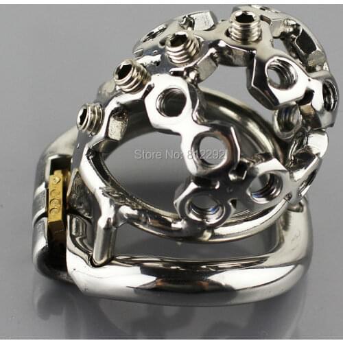 New Arrival Stainless Steel Small Male Chastity Device 50mm Cock Cage Sex Toys For Men