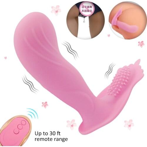 Wearable USB Butterfly Dildo Vibrator Panties Sex Toys for Women Masturbator Clitoris Stimulator Vibrating Panties Massager