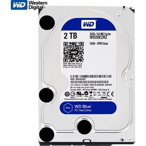Genuine Western Digital WD 2TB HDD Internal Hard Disk Drive 3.5" For Desktop All-In-One 5400 RPM SATA 6Gb/s disco duro interno