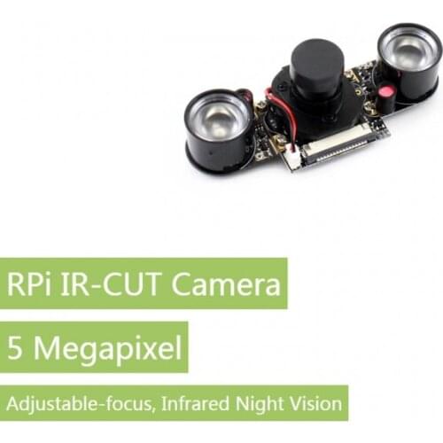 Raspberry Pi Camera Embedded IR-CUT,Supports Night Vision,5 Megapixel OV5647 Sensor