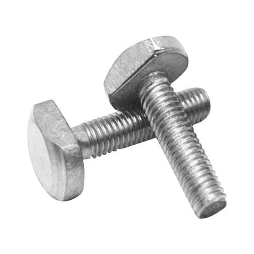 2pcs M6 M8 M10 T-shaped plate screw square head bolts male screw machine 304 stainless steel 25mm-40mm length