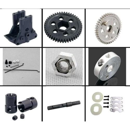 HSP 94166 06232 Deceleration Gear Wheel 06033 Brake Disc/Bearing/Clutch/Universal Wheel Axle Cup for RC Cars