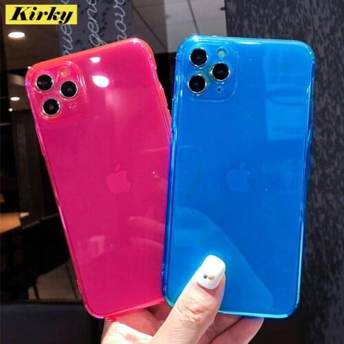 Individualization Shockproof colour Phone Case For iPhone SE 11 11Pro Max XR X XS Max 7 8 6 Plus Soft Clear Back Cover capa Gift