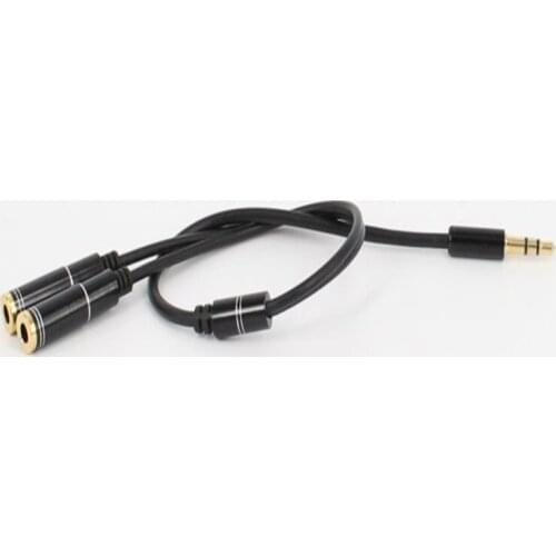 Convenient Headphone Audio Line 1 to 2 Cable 3.5mm Stereo Earphone Audio Y Splitter 3.5mm Stereo Earphone Audio Y Splitter