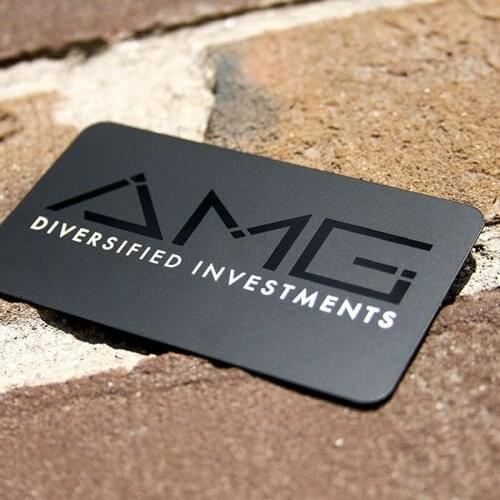 High-end metal business card personality hollow stainless steel card metal membership card customization