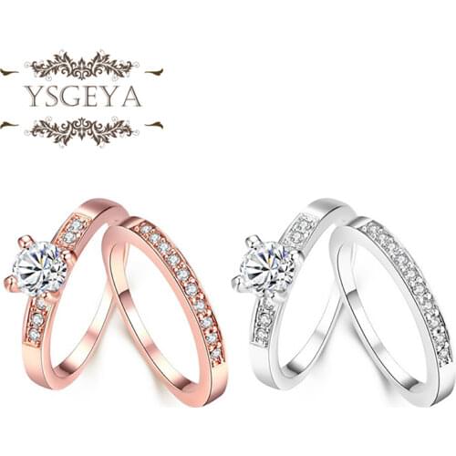 Женские золотые кольца YSGEYA China At AliExpress