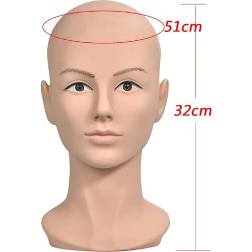 Female Mannequin Head For Hat/ Wig/ Headphones Display Manikin Heads Model